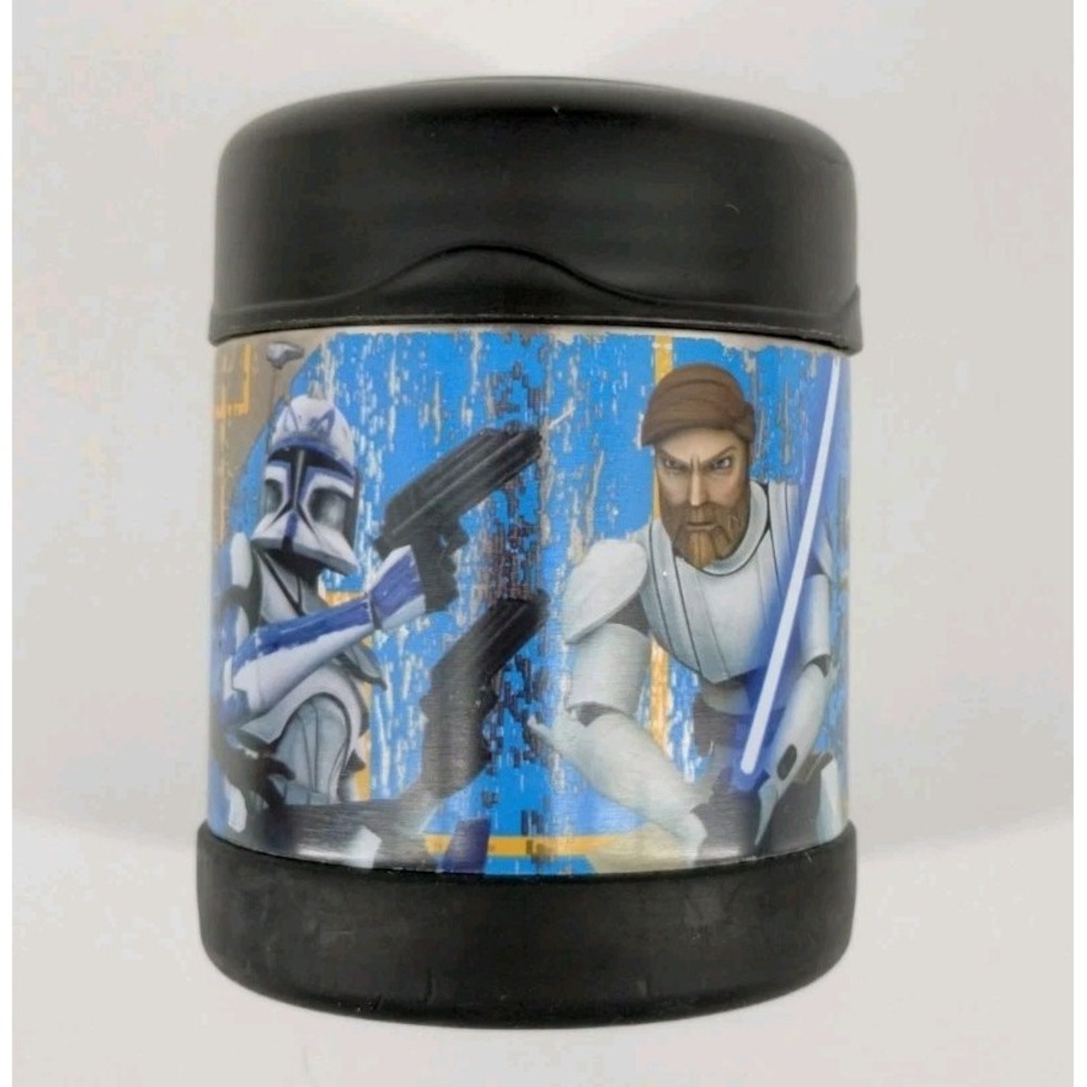 Thermos‎ Star Wars The Clone Wars Insulated Food Jar Blue Silver